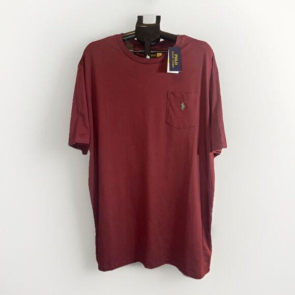 U.S. Polo Assn. Mens Red Cotton T-Shirt Crewneck Short Sleeve Size- 2XLT- NWT - Picture 1 of 10